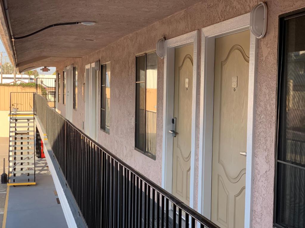 Balkón nebo terasa v ubytování Seaview Inn Grover Beach