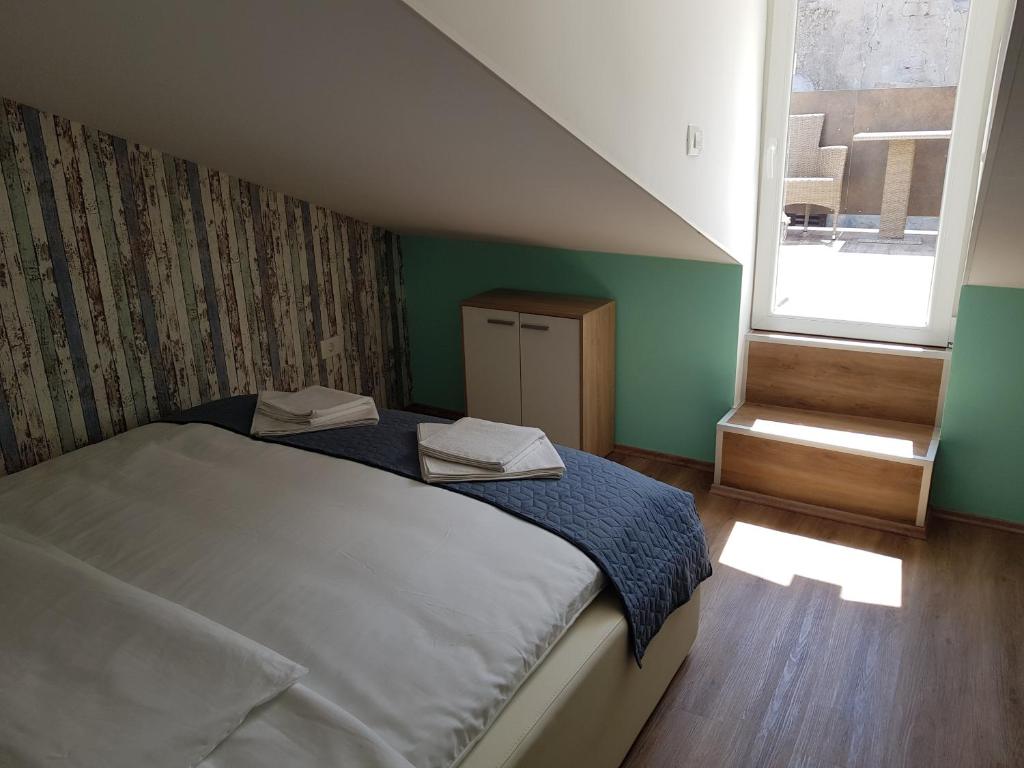 Letto o letti in una camera di Piraneska