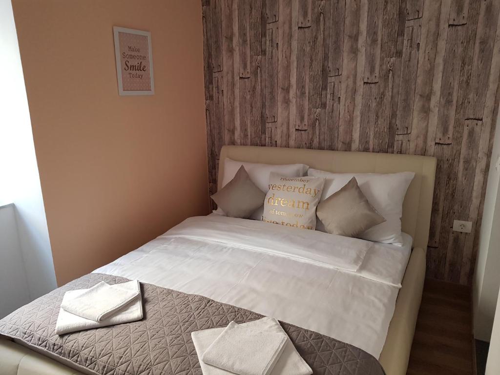Letto o letti in una camera di Piraneska