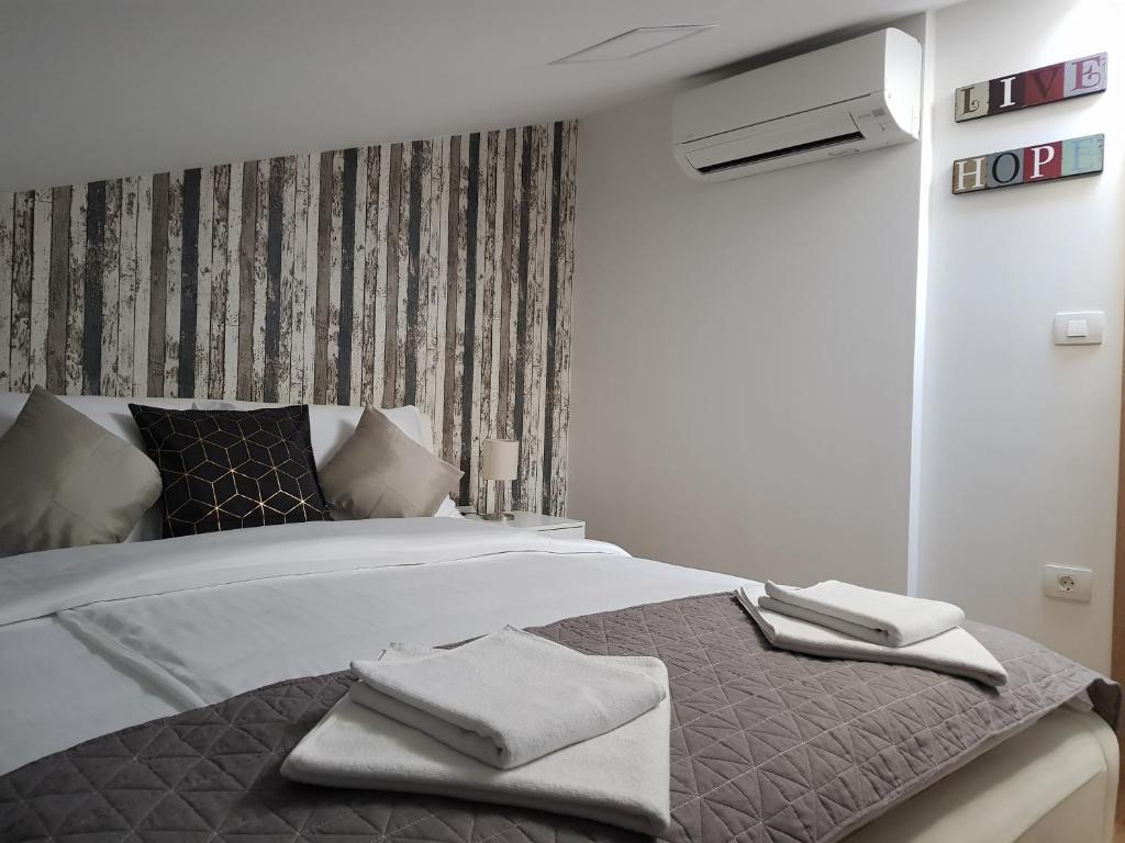 Letto o letti in una camera di Piraneska