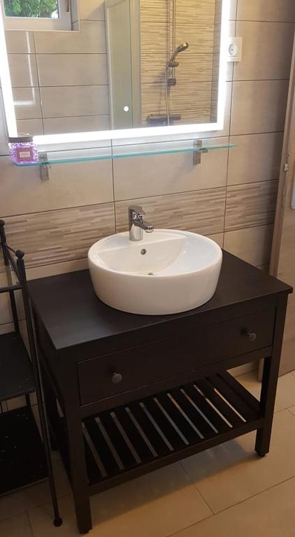 Koupelna v ubytování Apartma Lahinja