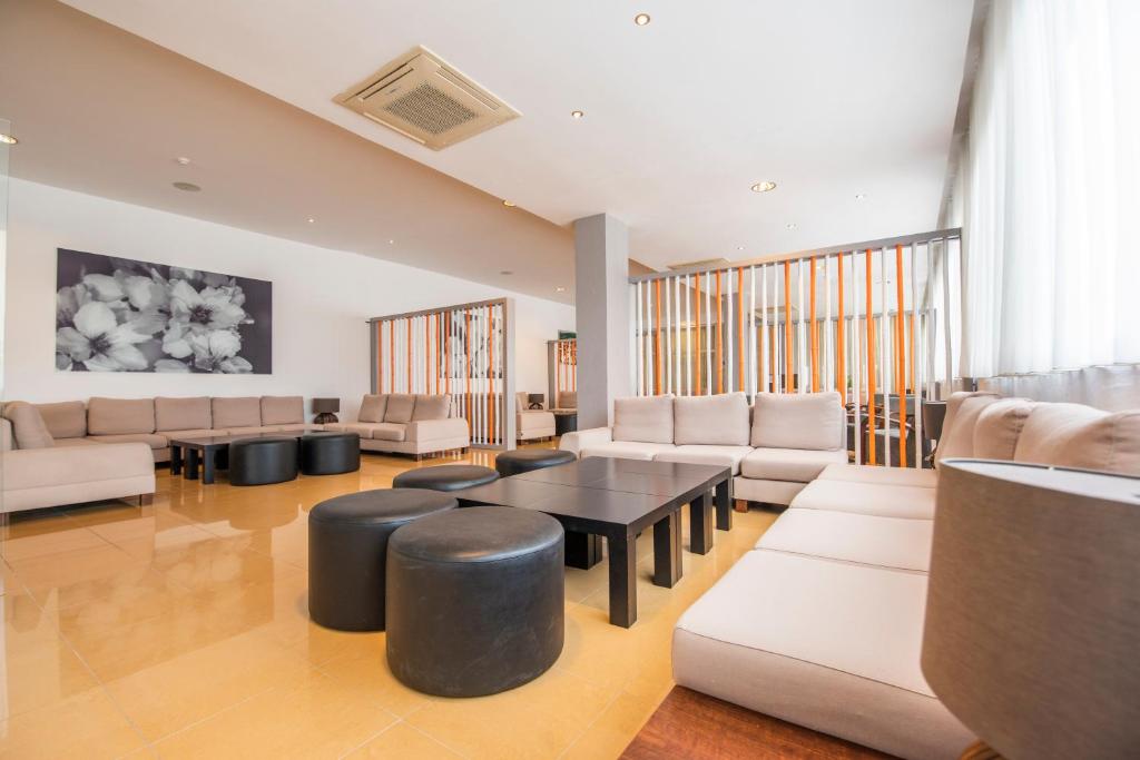 Posezení v ubytování Hotel Caribe