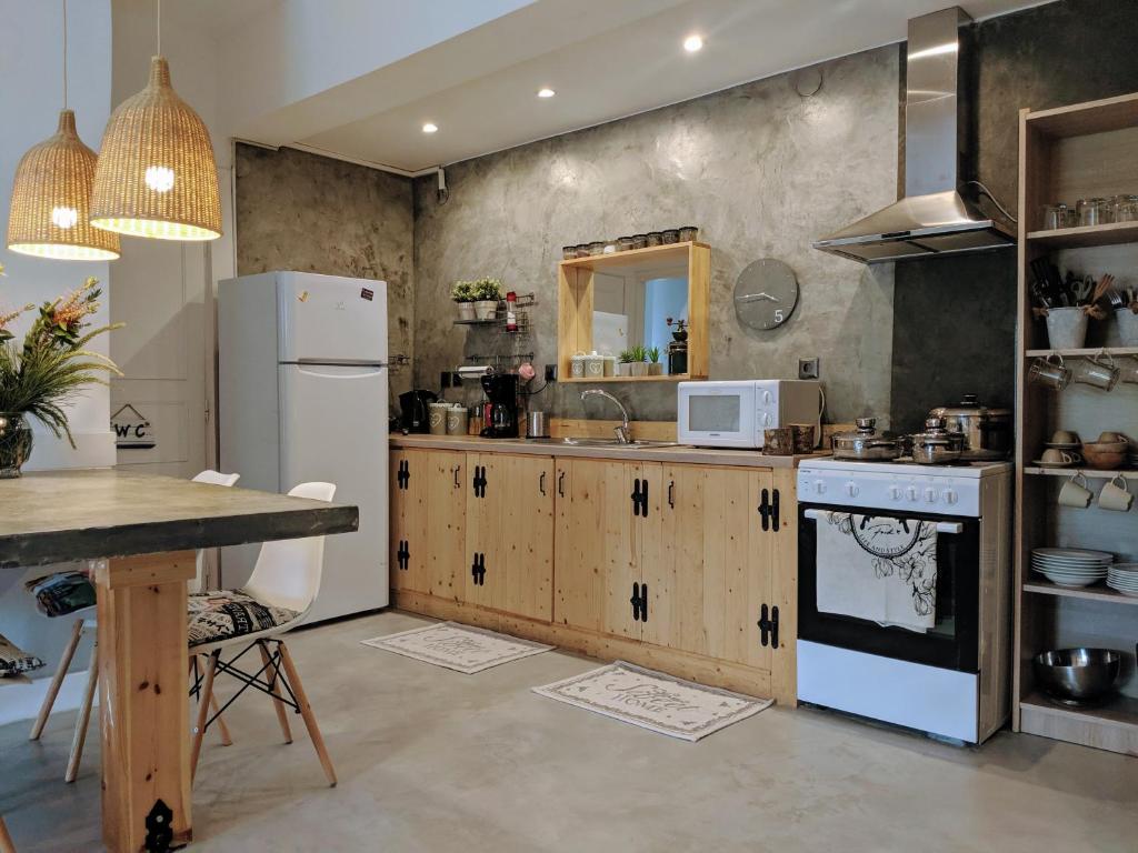 Kuchyňa alebo kuchynka v ubytovaní Villa Veneti Suite - Probio - 80m2