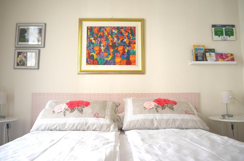 Postel nebo postele na pokoji v ubytování B&B Luc