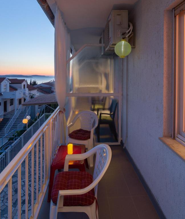 Balkón nebo terasa v ubytování Rooms Hvar