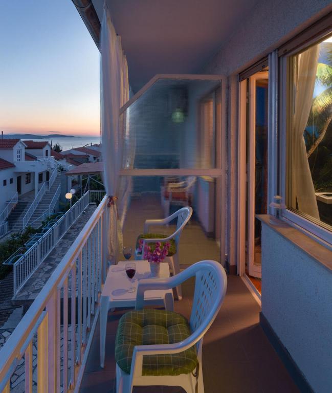Balkón nebo terasa v ubytování Rooms Hvar
