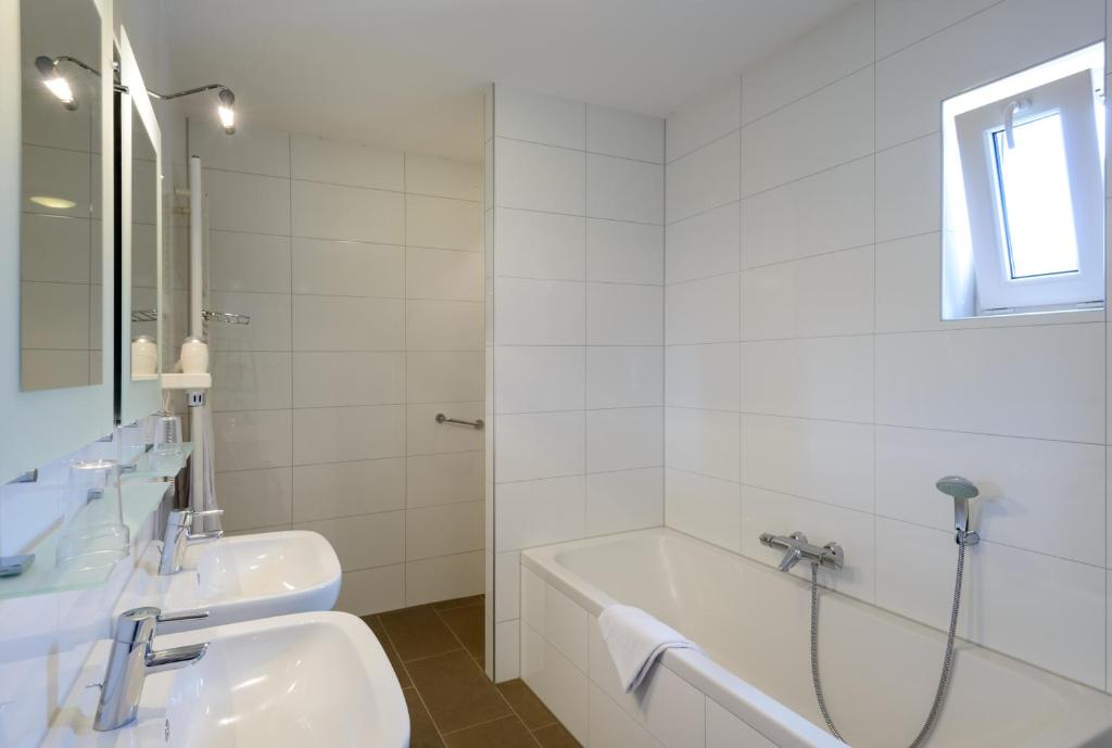 Koupelna v ubytování Hotel Bemelmans