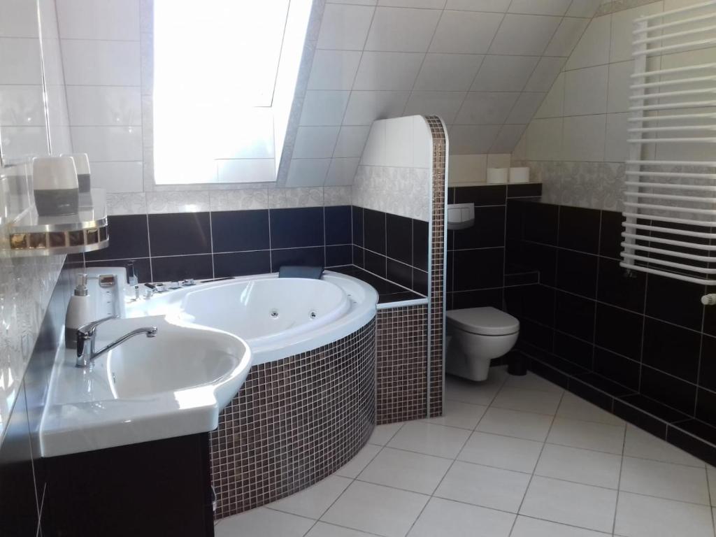 Kúpeľňa v ubytovaní Pod Gruszą