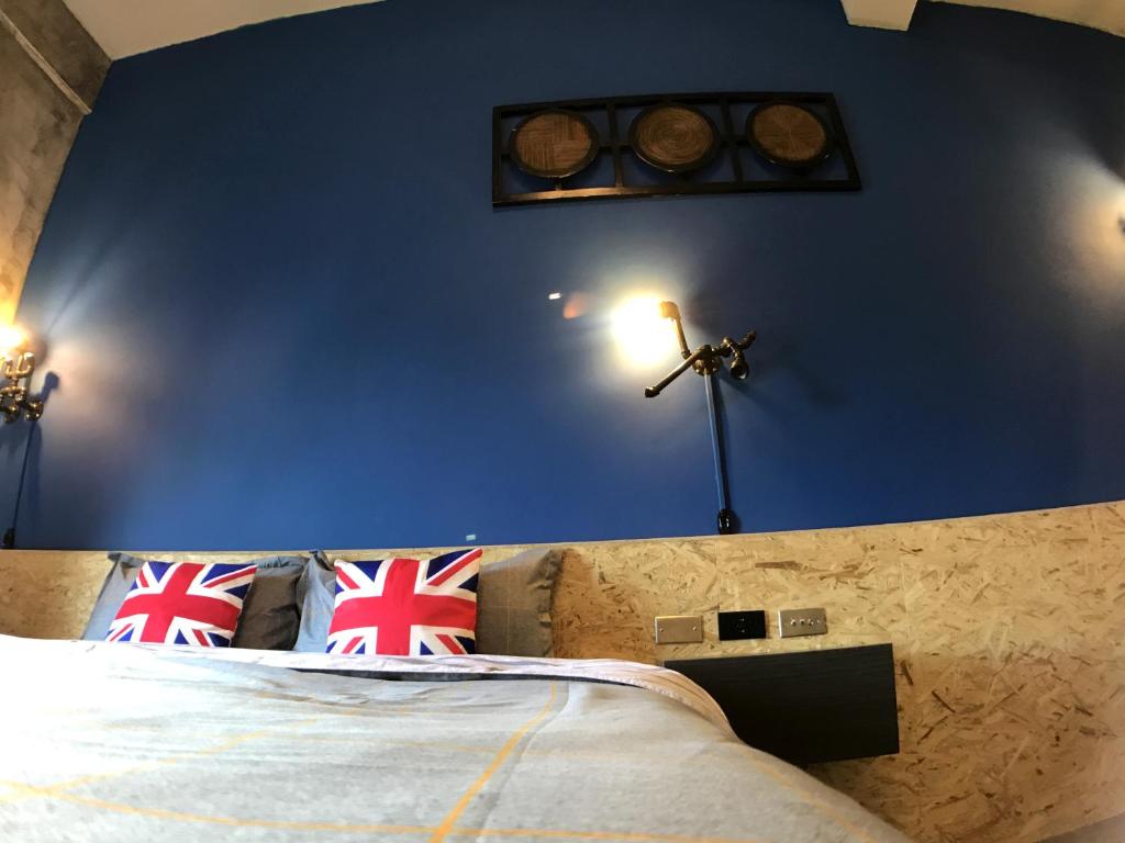 Postel nebo postele na pokoji v ubytování ALL BLUE