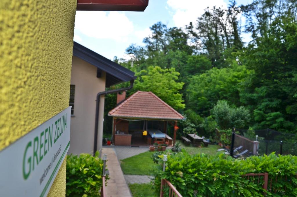 Zahrada ubytování Green Zelina
