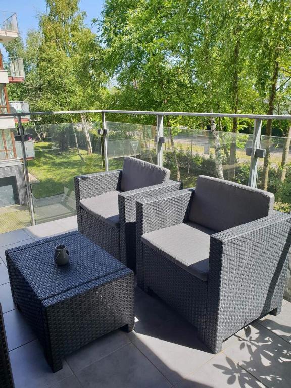Posedenie v ubytovaní Apartament z basenem Polanki