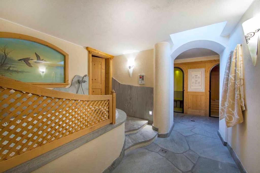 Koupelna v ubytování Hotel Jagdhof