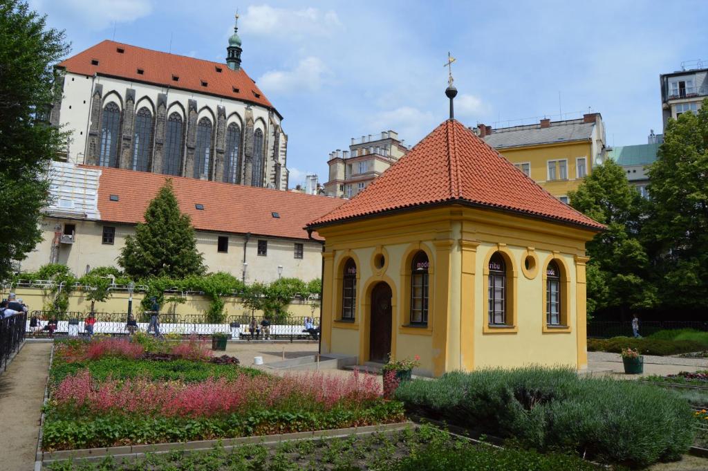 Zahrada ubytování Adria Hotel Prague
