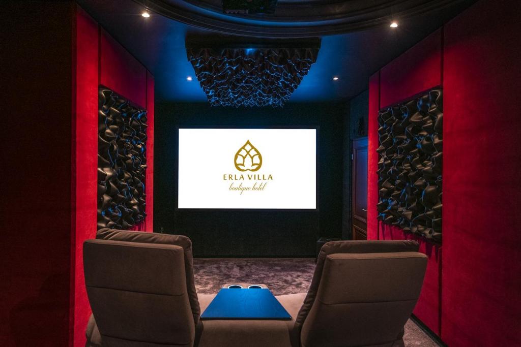 Posezení v ubytování Erla Villa Boutique Hotel