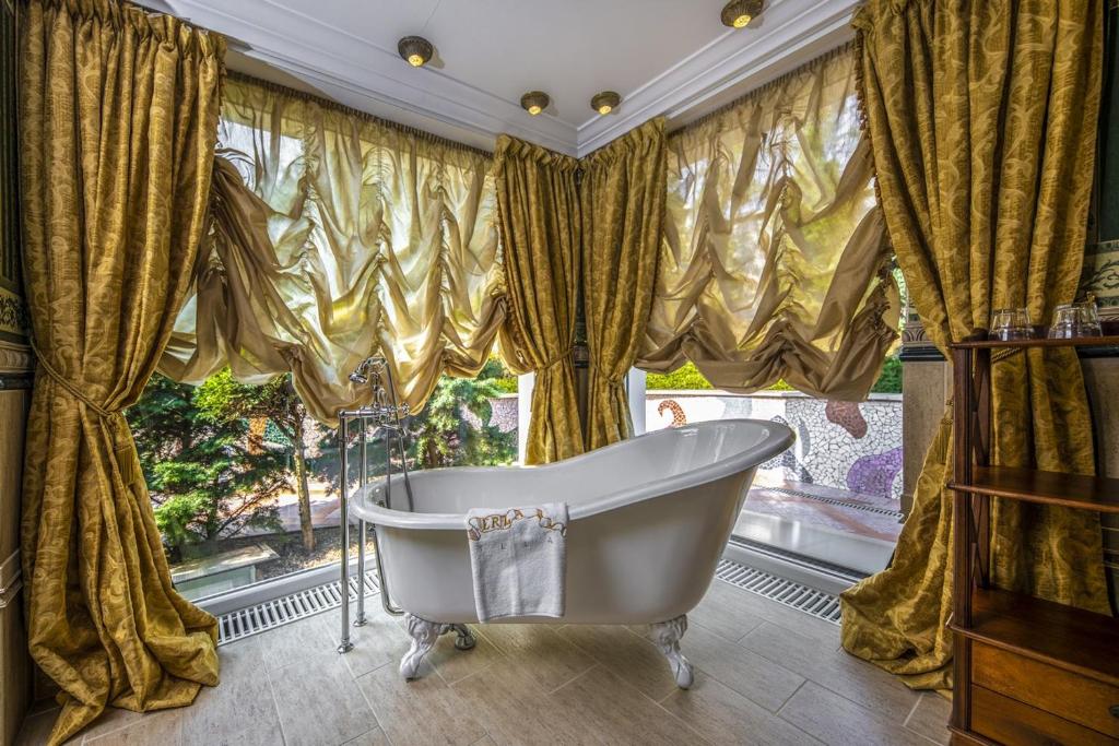 Posezení v ubytování Erla Villa Boutique Hotel