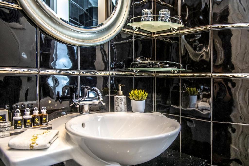 Koupelna v ubytování Erla Villa Boutique Hotel
