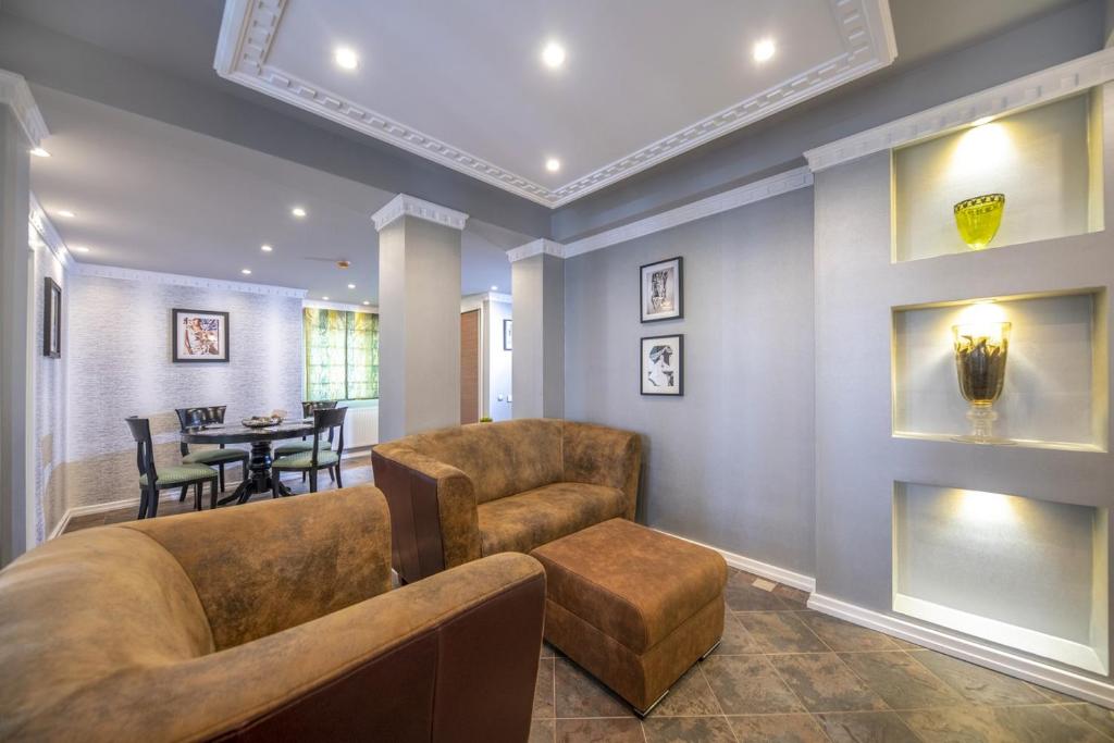 Posezení v ubytování Erla Villa Boutique Hotel
