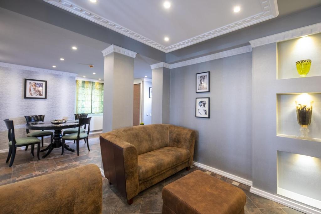 Posezení v ubytování Erla Villa Boutique Hotel