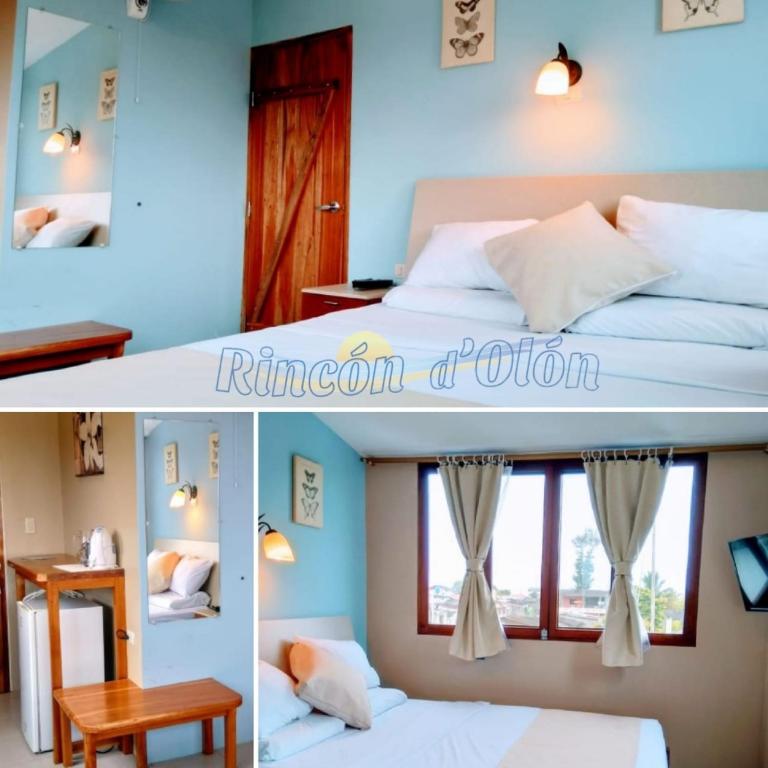 Postel nebo postele na pokoji v ubytování Rincón d'Olón Boutique Hotel