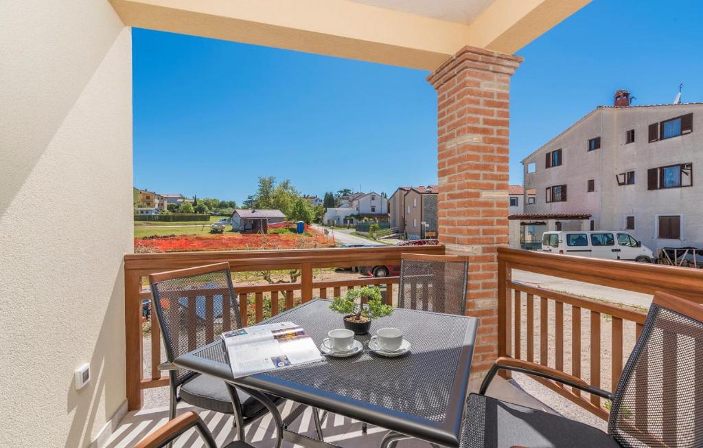 Balkón alebo terasa v ubytovaní Apartments Hana in Funtana