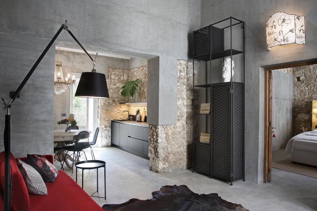 Postel nebo postele na pokoji v ubytování ISONZO SUITES
