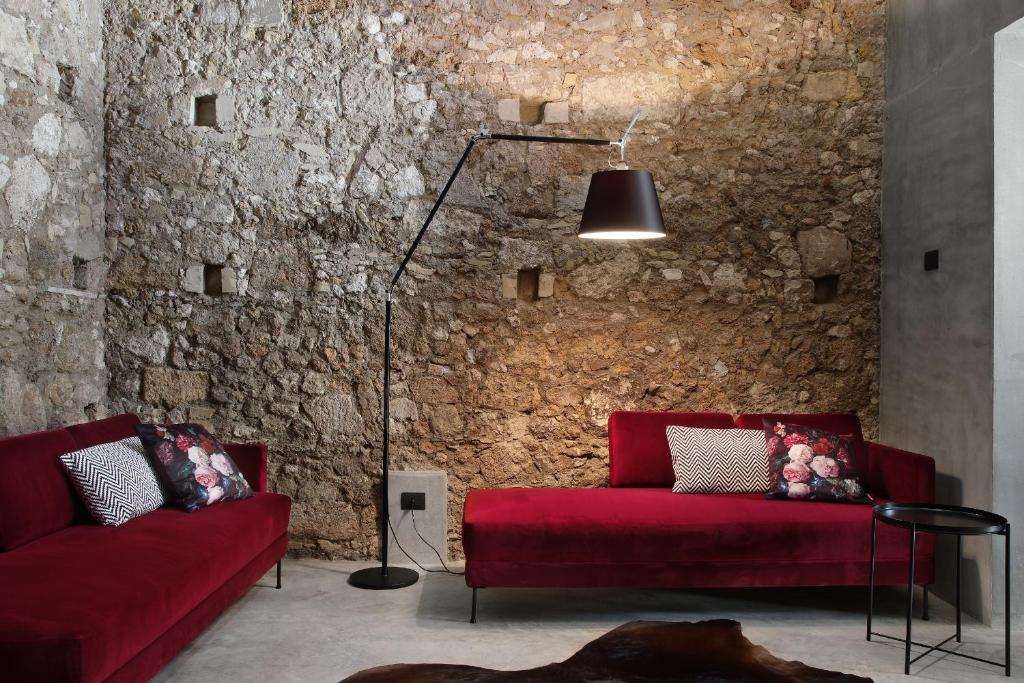 Posezení v ubytování ISONZO SUITES