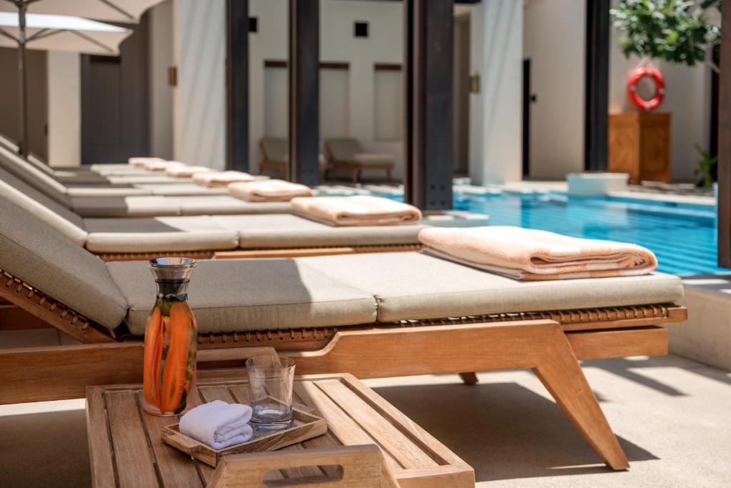 Piscina di The Chedi Al Bait, Sharjah o nelle vicinanze