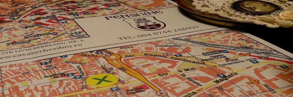 Certifikát, hodnocení, plakát nebo jiný dokument vystavený v ubytování Casa Veche