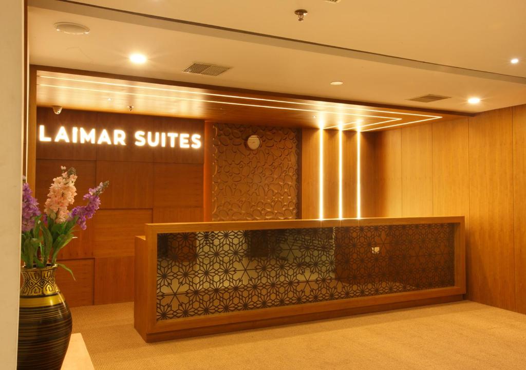 Vstupní hala nebo recepce v ubytování Laimar Suites