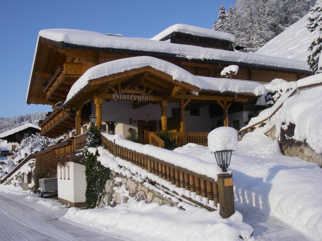 Berggasthof Hintergföll v zimě