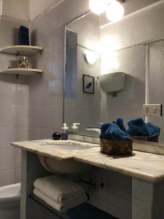 Koupelna v ubytování L’Arco