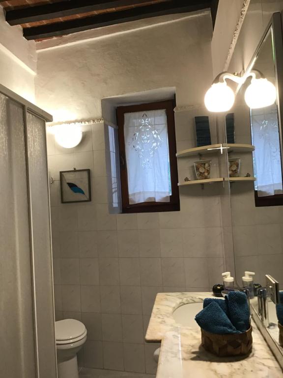 Koupelna v ubytování L’Arco
