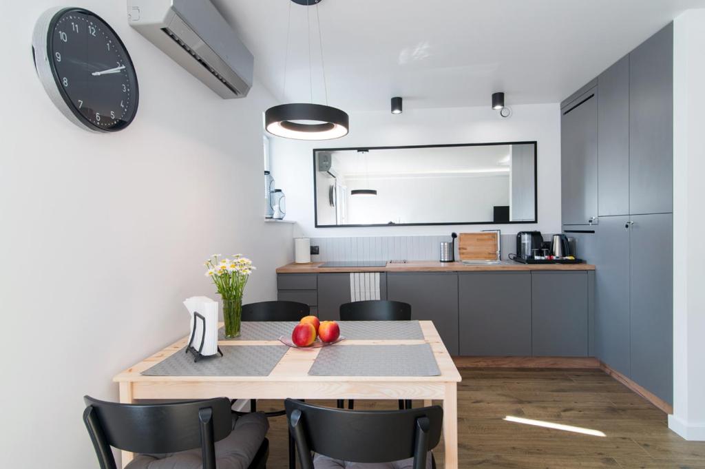 Kuchyňa alebo kuchynka v ubytovaní Apartamenty Rynek3 , Kazimierz Dolny