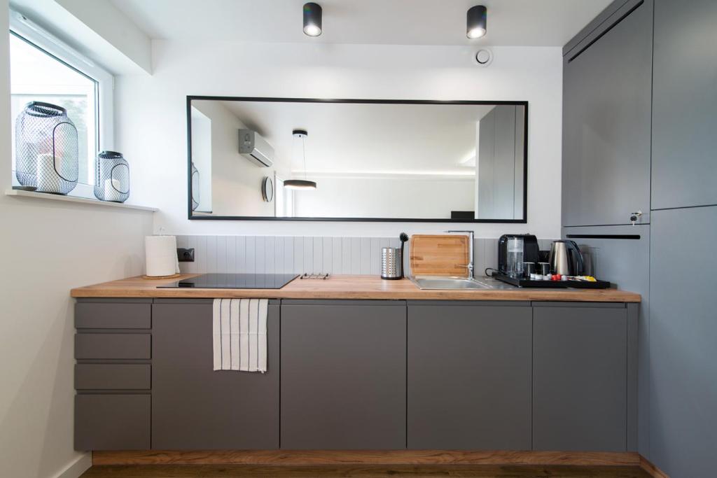 Kuchyňa alebo kuchynka v ubytovaní Apartamenty Rynek3 , Kazimierz Dolny