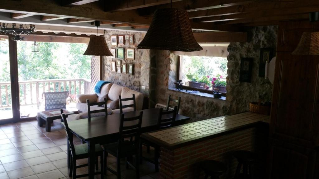 Posezení v ubytování LAS VILLAS DEL PONTON