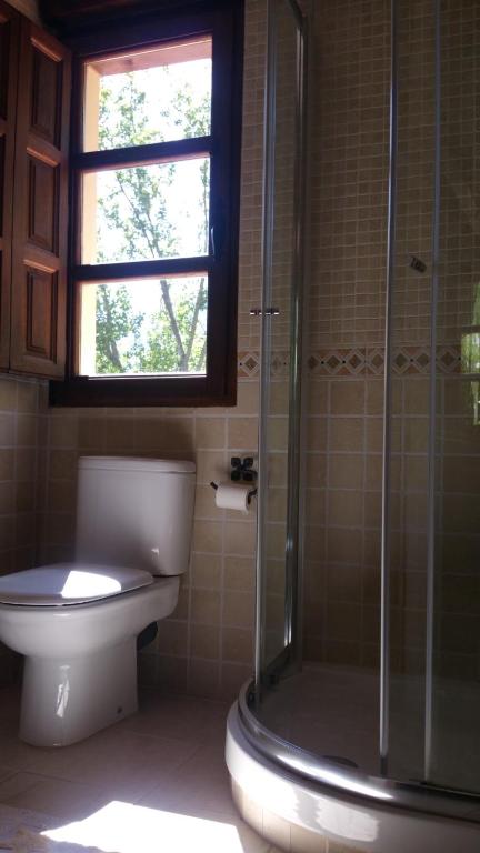 Koupelna v ubytování LAS VILLAS DEL PONTON