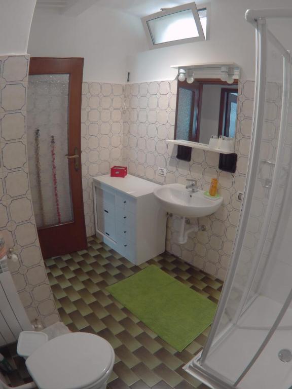 Koupelna v ubytování Gli Ulivi di Nesso