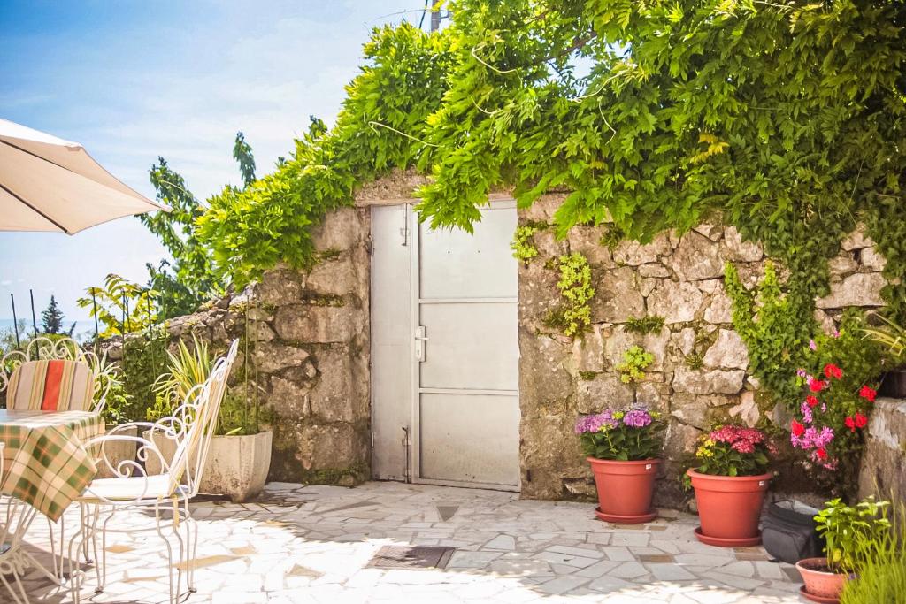 Zahrada ubytování Apartman Carmen Volosko