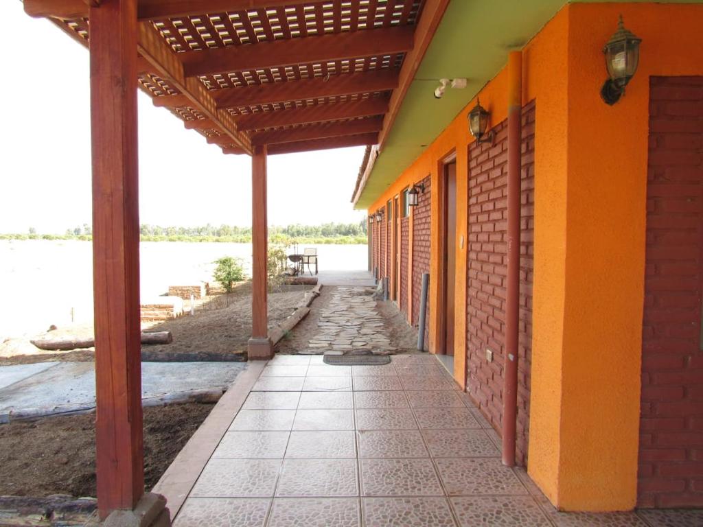 Balkón nebo terasa v ubytování Willy's Country Club Cauquenes