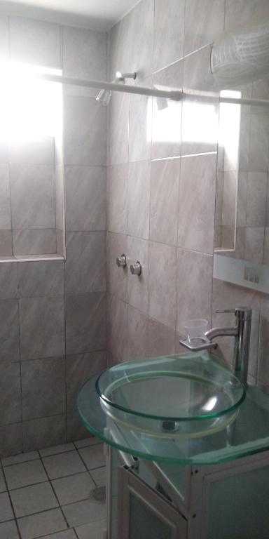 Koupelna v ubytování Hotel Colon Express