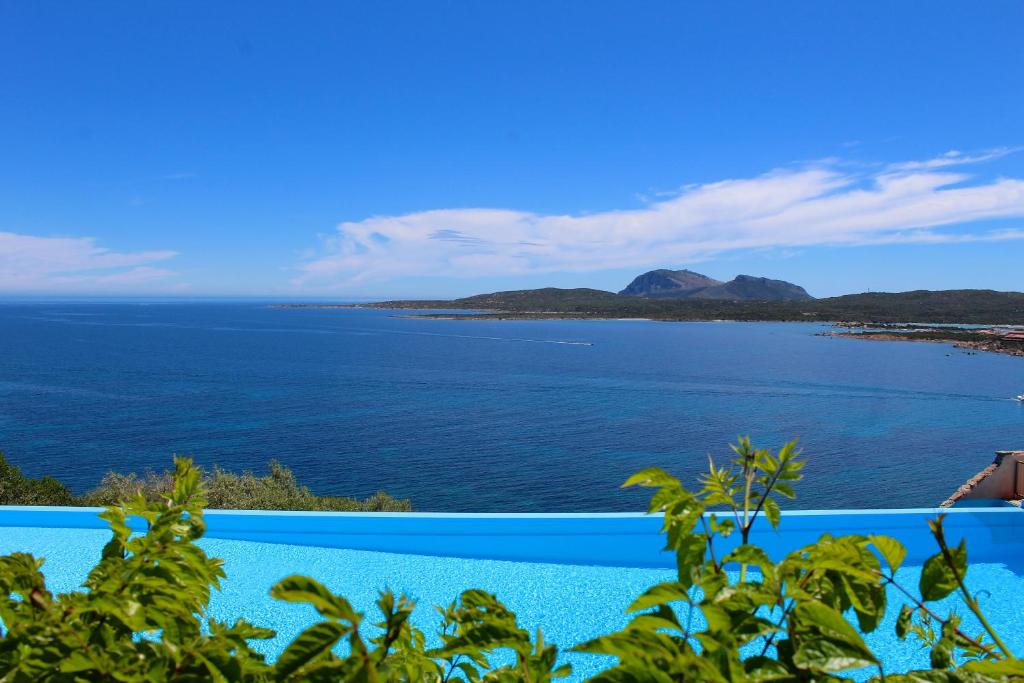 a view of the ocean from a villa at Casa vacanze il Mirto - Golfo di Marinella in Porto Rotondo