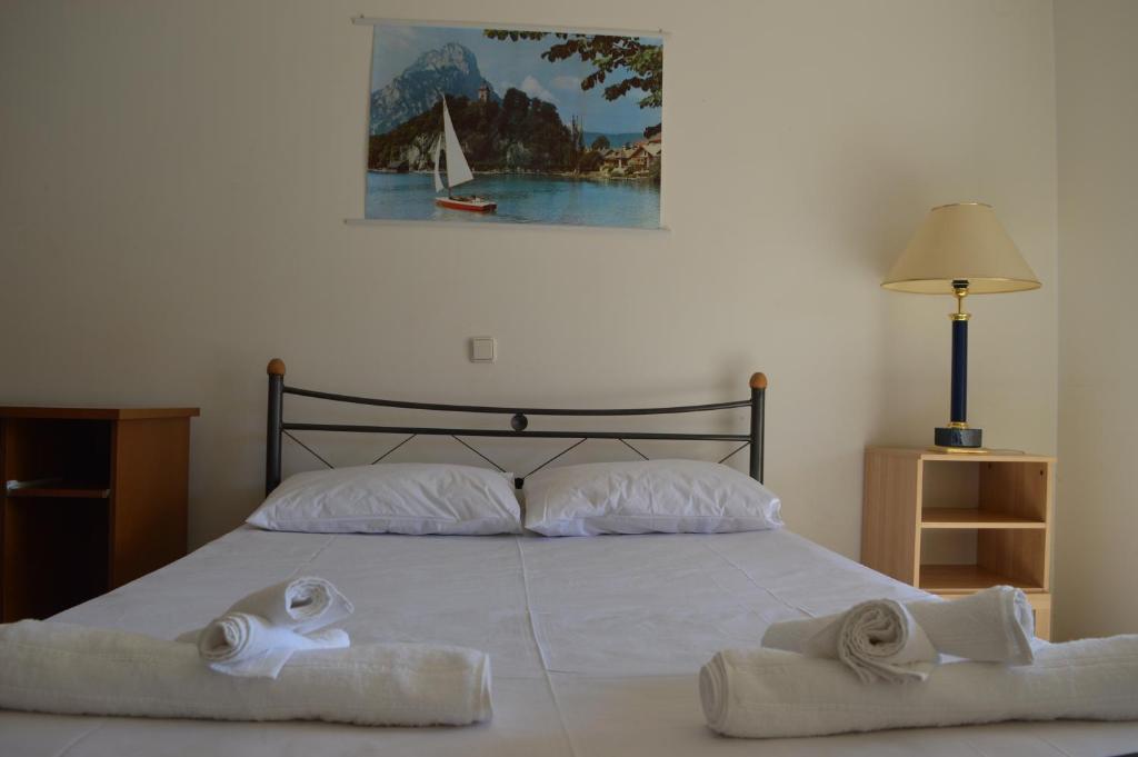 Postel nebo postele na pokoji v ubytování Sea View apartment