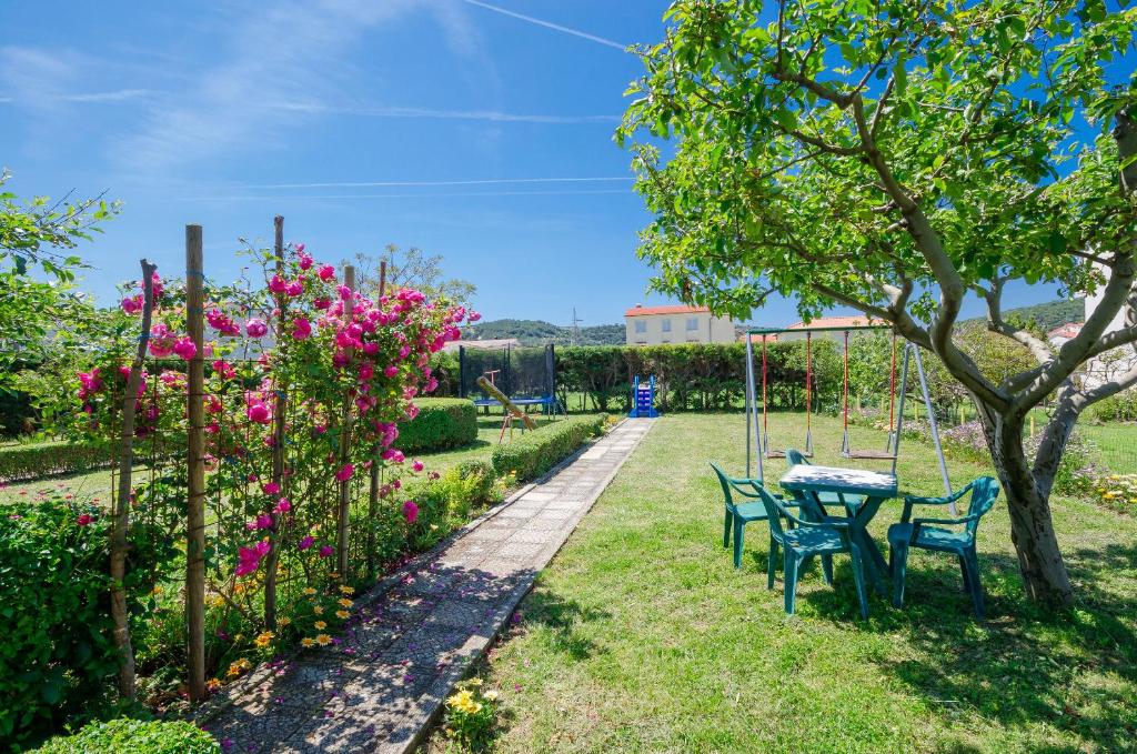 Zahrada ubytování Apartments Boza