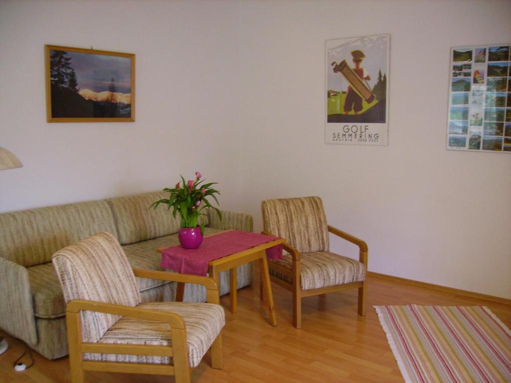 Posezení v ubytování Villa Daheim Semmering