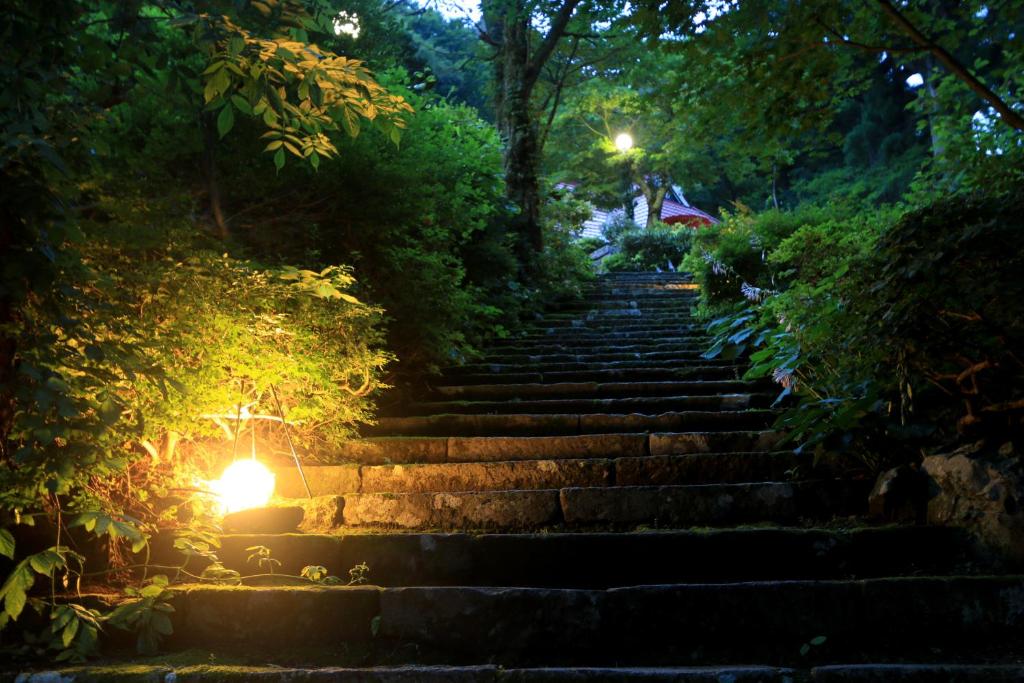 Zahrada ubytování Shukubo Kansho-in Temple Sanrakuso