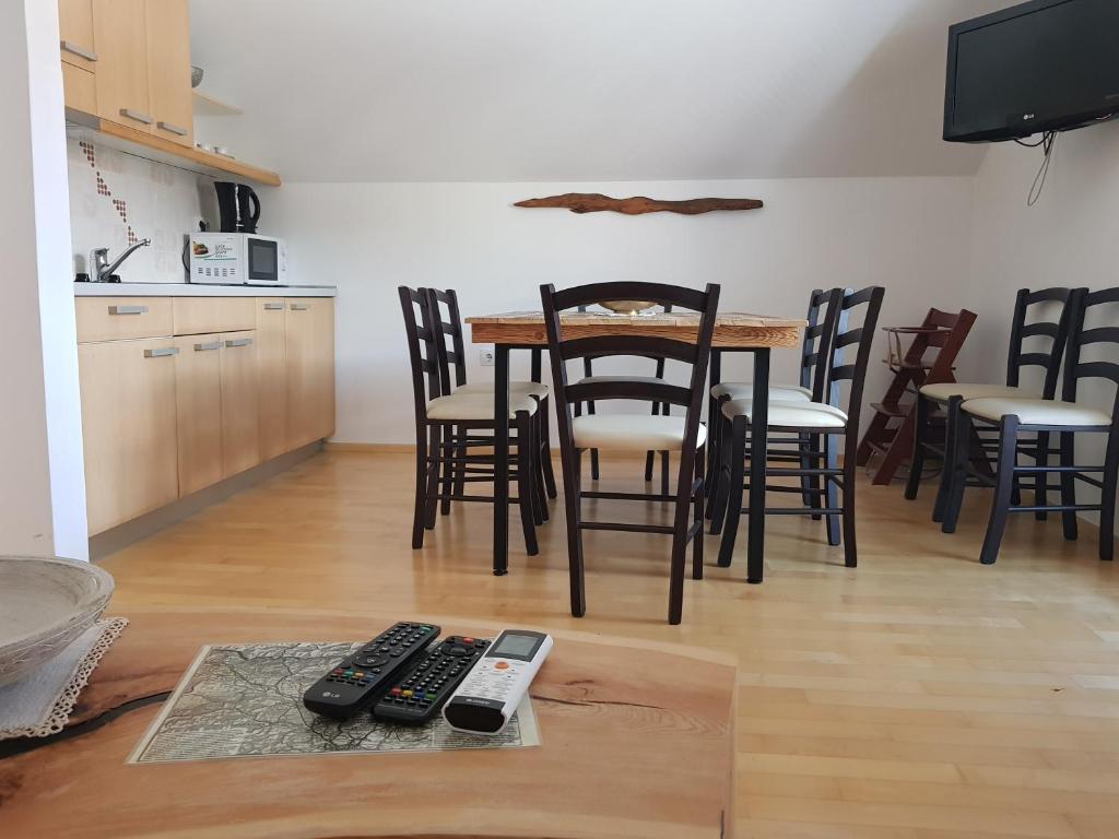 Kuchyň nebo kuchyňský kout v ubytování Guesthouse S