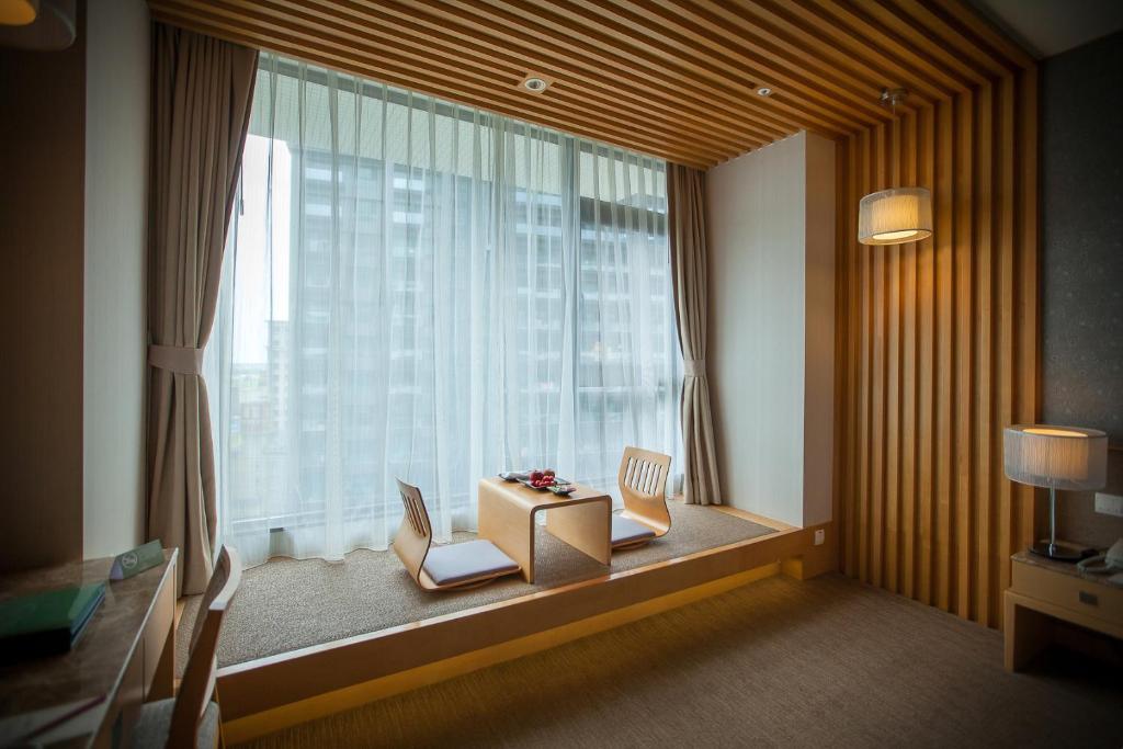 Posezení v ubytování Evergreen Resort Hotel - Jiaosi
