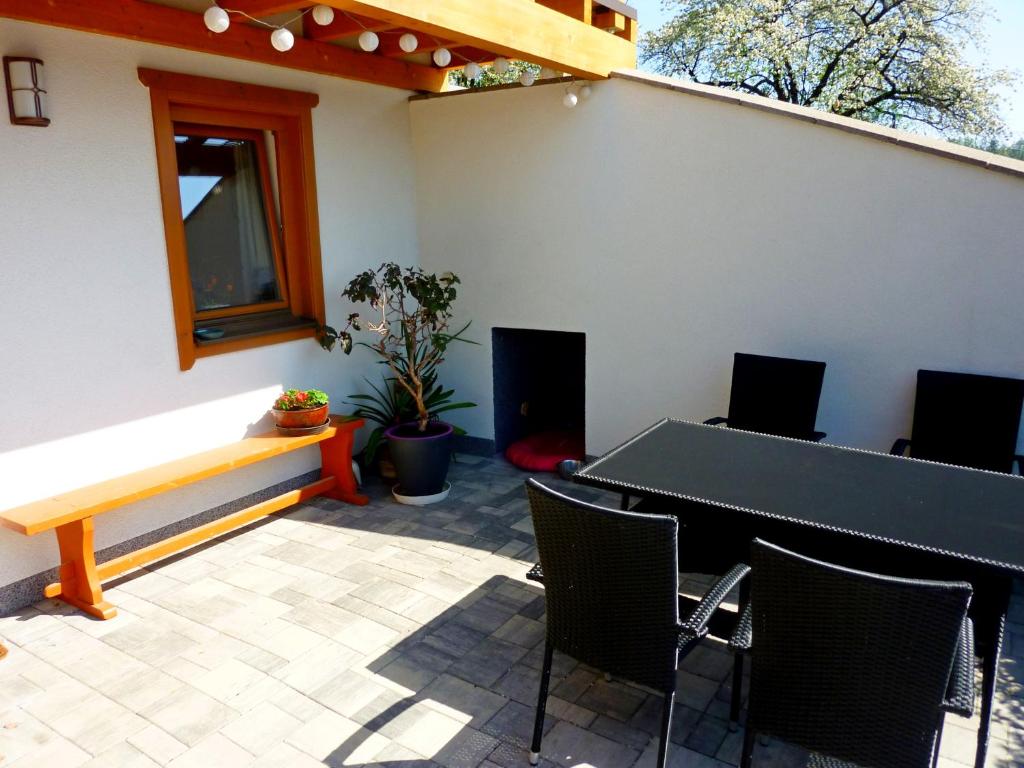 Patio nebo venkovní prostory v ubytování Apartman Aradise