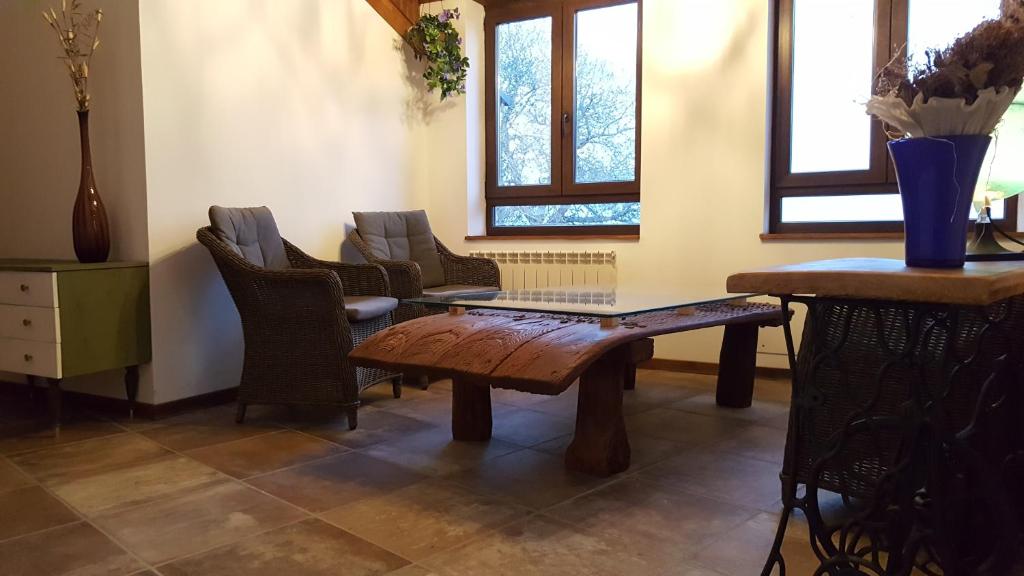 Posedenie v ubytovaní La Posada del Druida