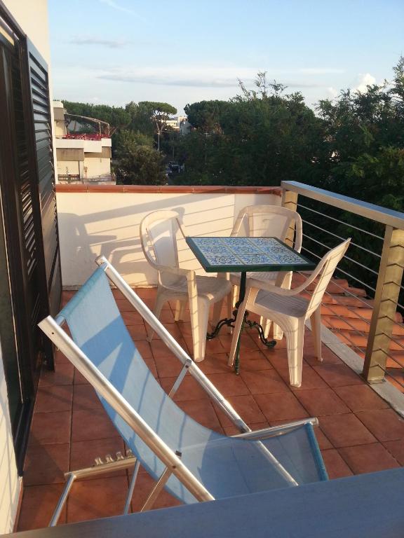 Balkón nebo terasa v ubytování Albergo Villa Anna